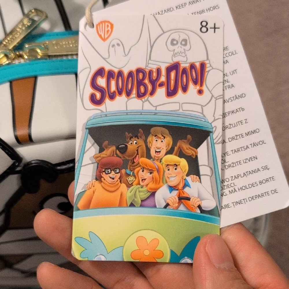 Loungefly Scooby-Doo Mummy Backpack - White and Brown NWT